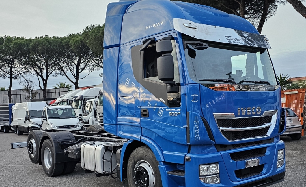 IVECO STRALIS 3ASSI 500CV TELAIO PASSO 4500 EURO6